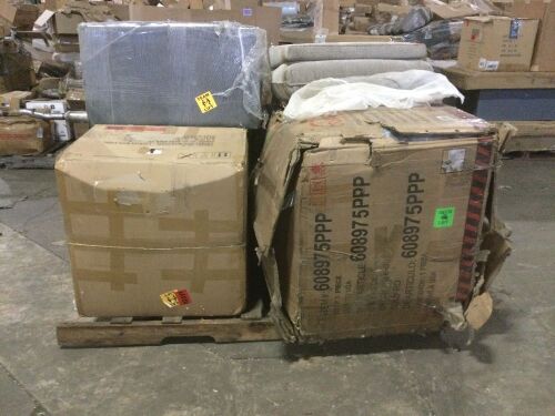 Pallet of Uninspected E-Commerce Return Furniture/Comfy Chairs - Lot 352