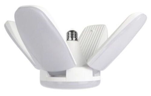 Lot of (2) LED Folding Four-leaf Deformable Lights E27 60W - Lot 433