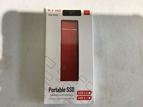 Lot of (3) 8TB Mini Solid State Drives, Type-C, USB 3.1 - Lot 451