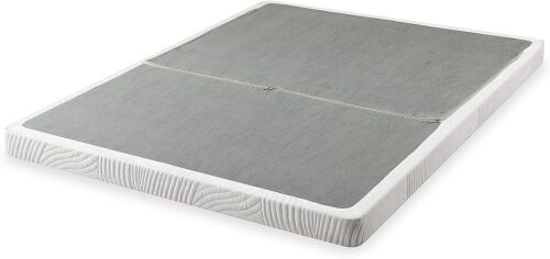 ZINUS No Assembly Metal Box Spring, 4 Inch White Mattress Foundation, Full  - Lot 470
