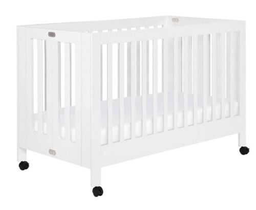 Babyletto Maki Full-Size Folding Crib with Toddler Rail - Lot 480