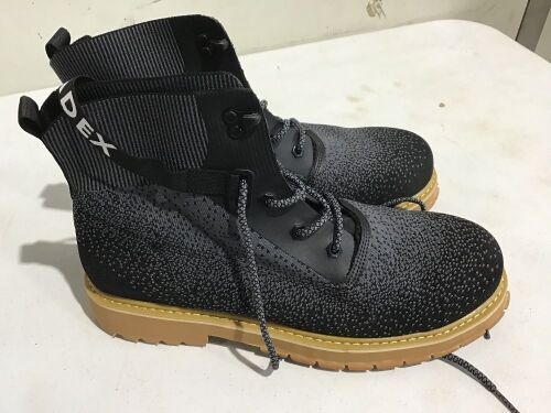 Suadex Steel Toe Work Boots for Men, Unknown Size - Lot 888