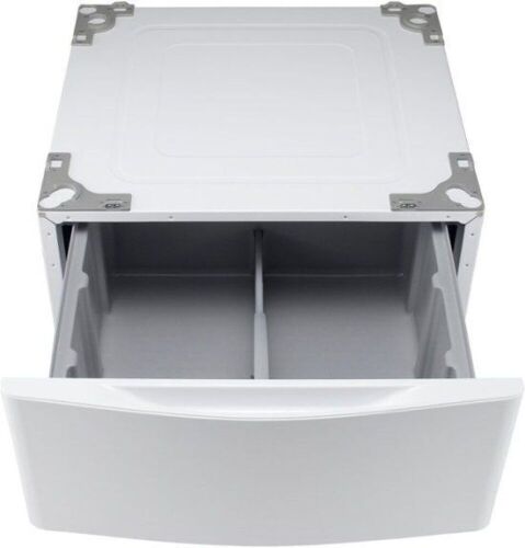 LG 27" Laundry Pedestal with Storage Drawer, White - Lot 90