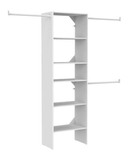 Wood Closet Organizer 82.39x25x14.75in - Lot 273