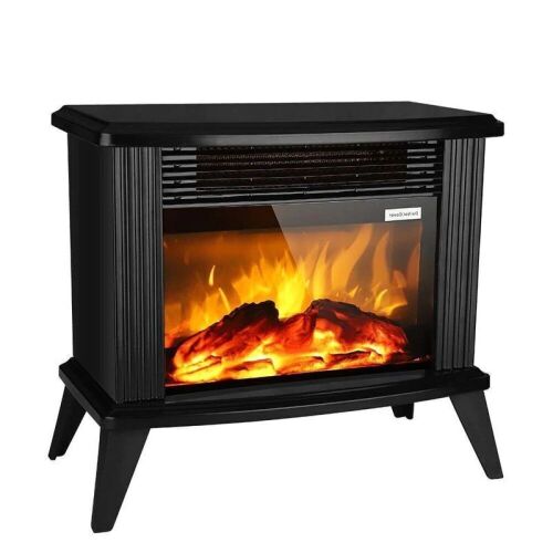 ROVSUN Portable Space Heater, 13in Electric Fireplace - Lot 700