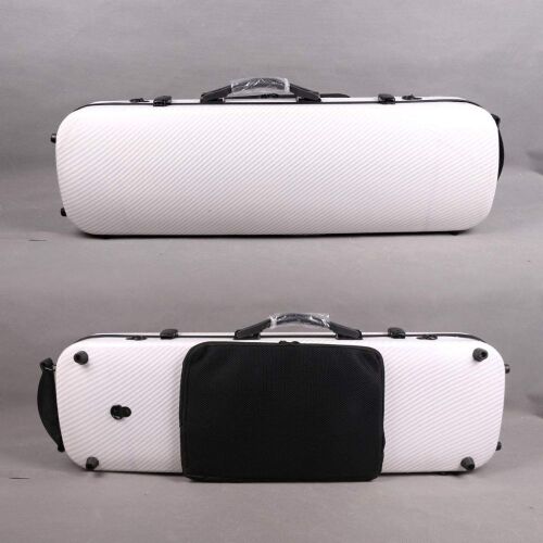 4/4 Carbon Fiber Oblong Violin Case with Music Sheet Bag  - Lot 907