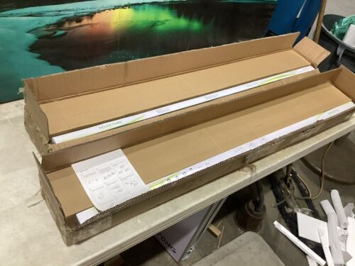 Lot of (2) 2' Shop Light Fixture with 2 T8 Bulbs - Lot 1034