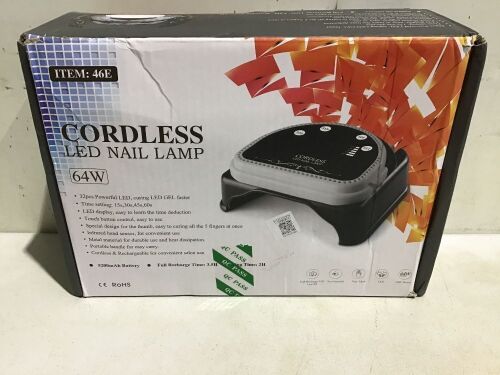 Cordless LED Nail Lamp  - Lot 228