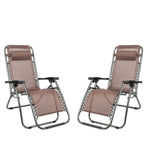 Adjustable Lawn Lounge Chair with Pillows - Lot 1041