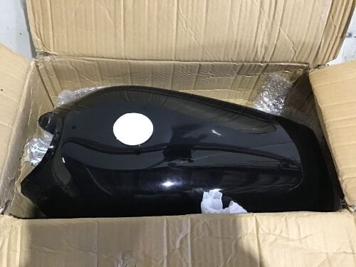 Cafe Racer 2.4 Gallon Motorcycle Retro Fuel Tank - Lot 258