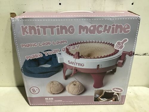 48 Needle DIY Knitting Machine  - Lot 956