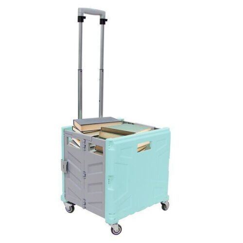 Teal Foldable Utility Cart - Lot 289