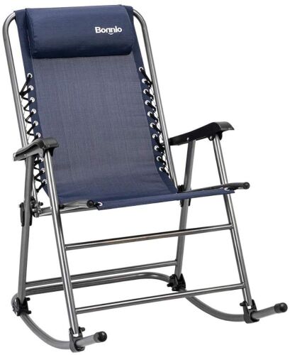 Bonnlo Foldable Rocking Patio Chair - Lot 935
