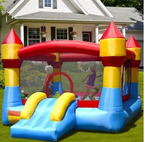 Inflatable Bounce House Castle Jumper Without Blower, Appears New, Retail $260.82 - Lot 43
