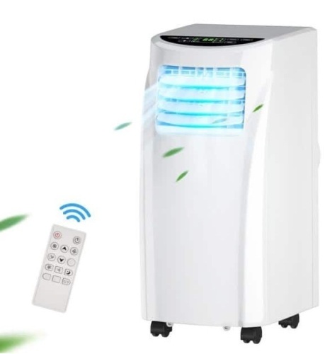 8,000 BTU Portable Air Conditioner with Dehumidifier in White, Appears New, Untested, Retail $310.99 - Lot 132