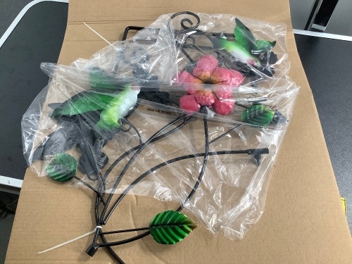 Lot of (2) Hummingbird Lawn Decor, Appears New - Lot 134