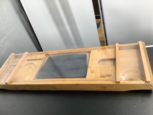 Bamboo Bathtub Caddy For Tub, Appears New - Lot 139