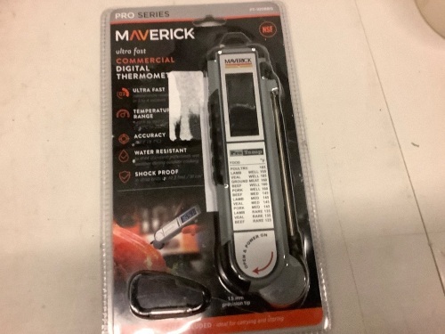 Maverick ultra fasst Commercial Digital Thermometer, Untested, Appears New - Lot 202