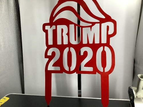 Trump 2020 Metal Yard Sign, Appears New - Lot 205