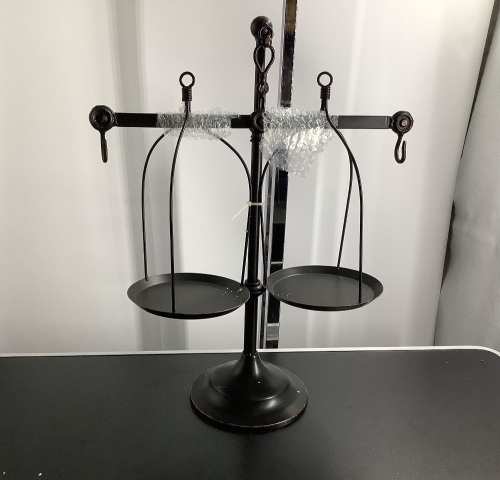 Farmhouse Vintage Scale Candleholder, Appears New - Lot 220