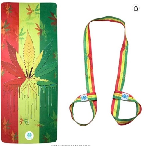 Rasta Yoga Mat + Carrying Strap, Appears New - Lot 249