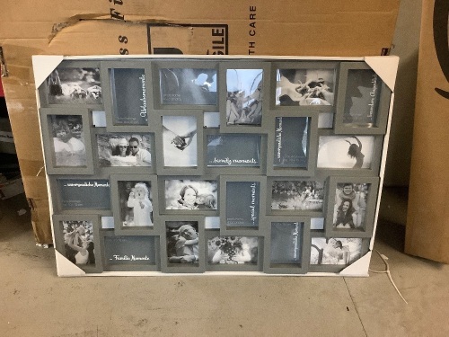 Large Collage Picture Frame, Appears New - Lot 254