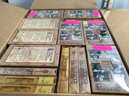 The Complete Dramatic Works of William Shakespeare on VHS, Ecommerce Return - Lot 318