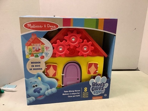 Melissa and Doug Blues Clues Take Along House, Appears New - Lot 436
