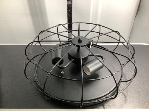 Round Decorative Wire Light Fixture, Appears New - Lot 407