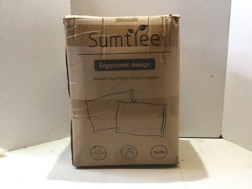 Sumtree Ergonomic Pillows, Set of 2, Appears New - Lot 599