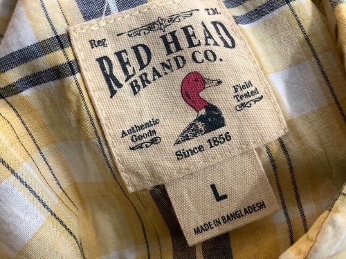 Red Head Men's Shirt, Large, Appears New - Lot 518