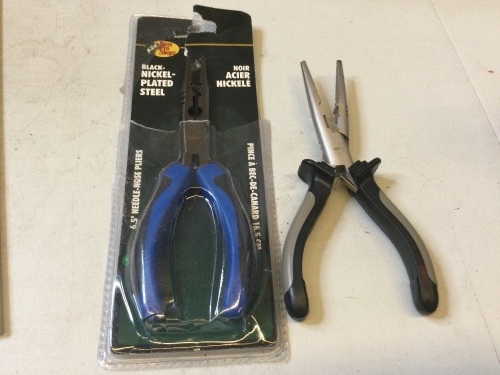 Lot of (2) Needle Nose Pliers, Ecommerce Return - Lot 580