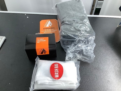 Action Heat 3.7 Volt Rechargeable Heated Socks with Remote, Untested, Ecommerce Return - Lot 430