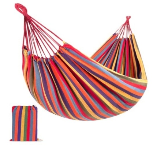 2-Person Brazilian-Style Double Hammock w/ Portable Carrying Bag, Appears New - Lot 666