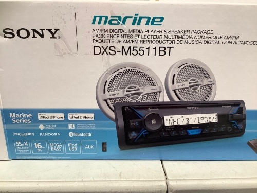Sony Marine Digital Media Player, Untested, Appears new - Lot 130