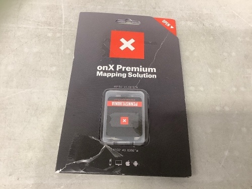 onX Premium Mapping Solution, Pennsylvania, E-Comm Return - Lot 283