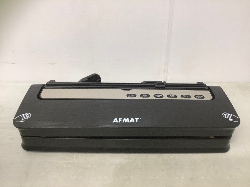 Afmat Vacuum Sealer, Powers Up, Appears new - Lot 289
