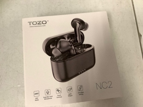 Tozo Wireless Earbuds, Untested, E-Comm Return - Lot 293