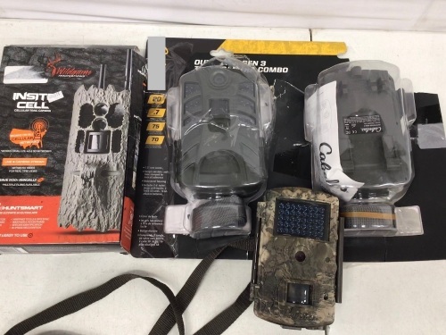 Lot of (4) Trail Cameras, Untested, E-Comm Return - Lot 307