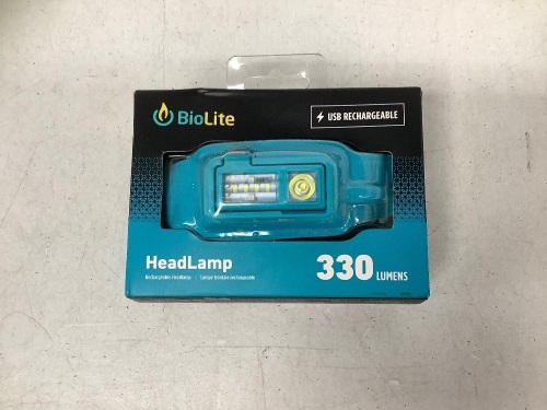 BioLite HeadLamp, Untested, Appears new - Lot 322