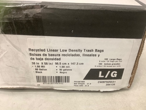 Coastwide Trashbags, E-Comm Return - Lot 334