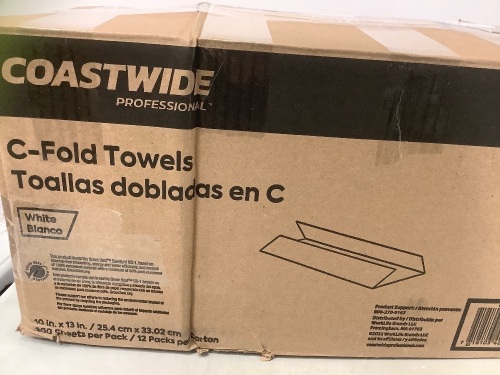 Coastwide C-Fold Paper Towels, E-Comm Return - Lot 350