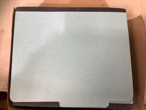 Tru Red,2-Partition Pressboard Folders, Light Blue, Aprox 20, E-com Return - Lot 389