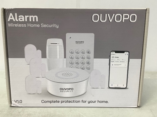 Wireless Home Security System, Powers Up, Appears new - Lot 409