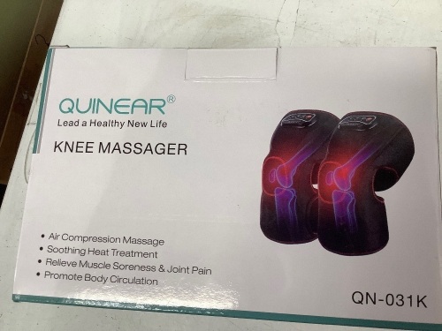 Quinear Knee Massager, Powers Up, E-Comm Return - Lot 481