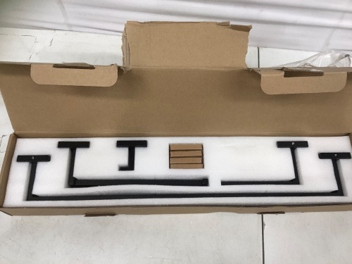 Velimax Premium Stainless Steel Bathroom Towel Bar Set of 4, Black Matte, Appears New - Lot 482