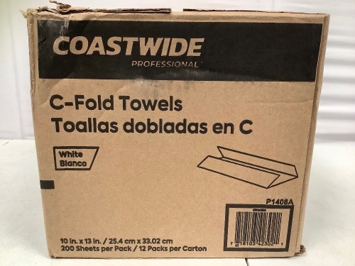 Coastwide C-Fold Paper Towels, Appears new - Lot 507