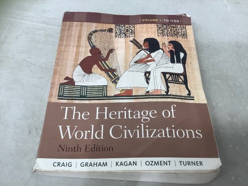 The Heritage of World Civilizations Book, E-Comm Return - Lot 244