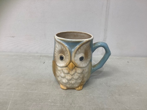Owl Mug, E-Comm Return - Lot 250