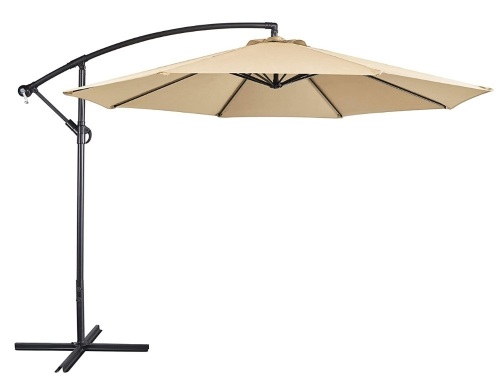 Cantilever Hanging Outdoor Umbrella, Appears New - Lot 485